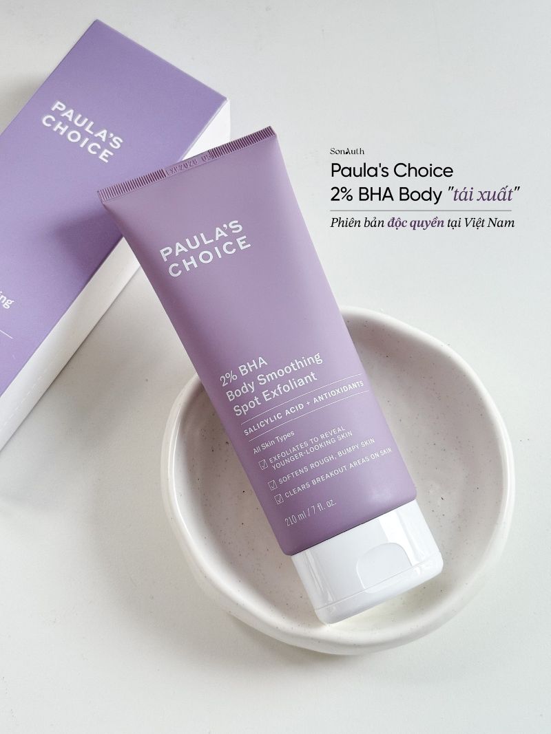 Kem Dưỡng Thể Paula's Choice 2% BHA Body Smoothing Spot Exfoliant 210ml