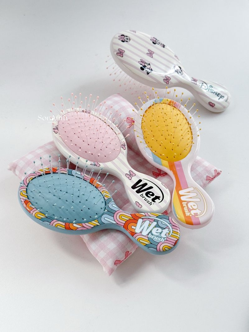 Lược Chải Tóc Gỡ Rối Wet Brush Original Detangler Disney Mini