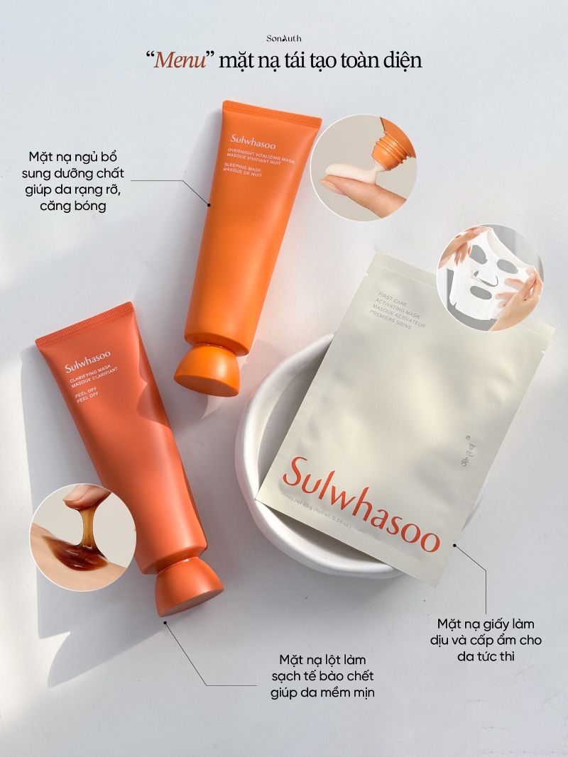 Mặt Nạ Ngủ Dưỡng Ẩm Sulwhasoo Overnight Vitalizing Mask 120ml
