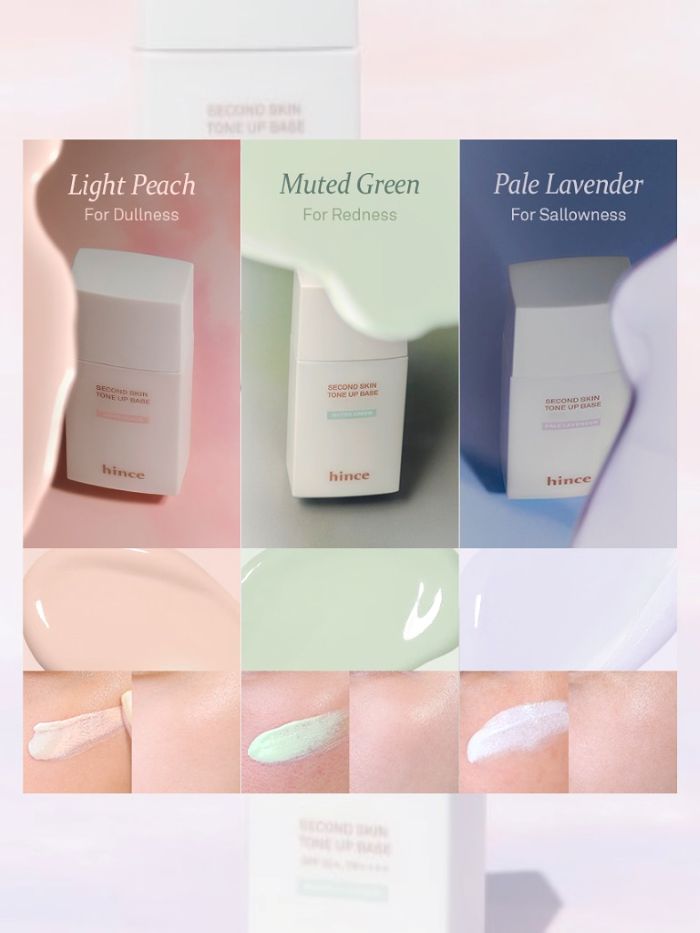 Kem Lót Nâng Tông hince Second Skin Tone Up Base 35ml