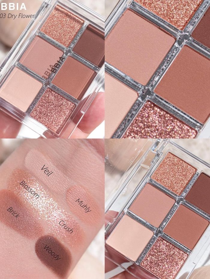 Bảng Phấn Mắt BBIA Ready To Wear Eye Palette 5g