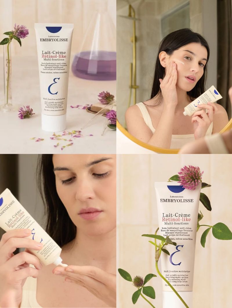 Kem Dưỡng Hỗ Trợ Ngăn Ngừa Lão Hoá Embryolisse Lait Creme Retinol-Like Moisturizer 75ml