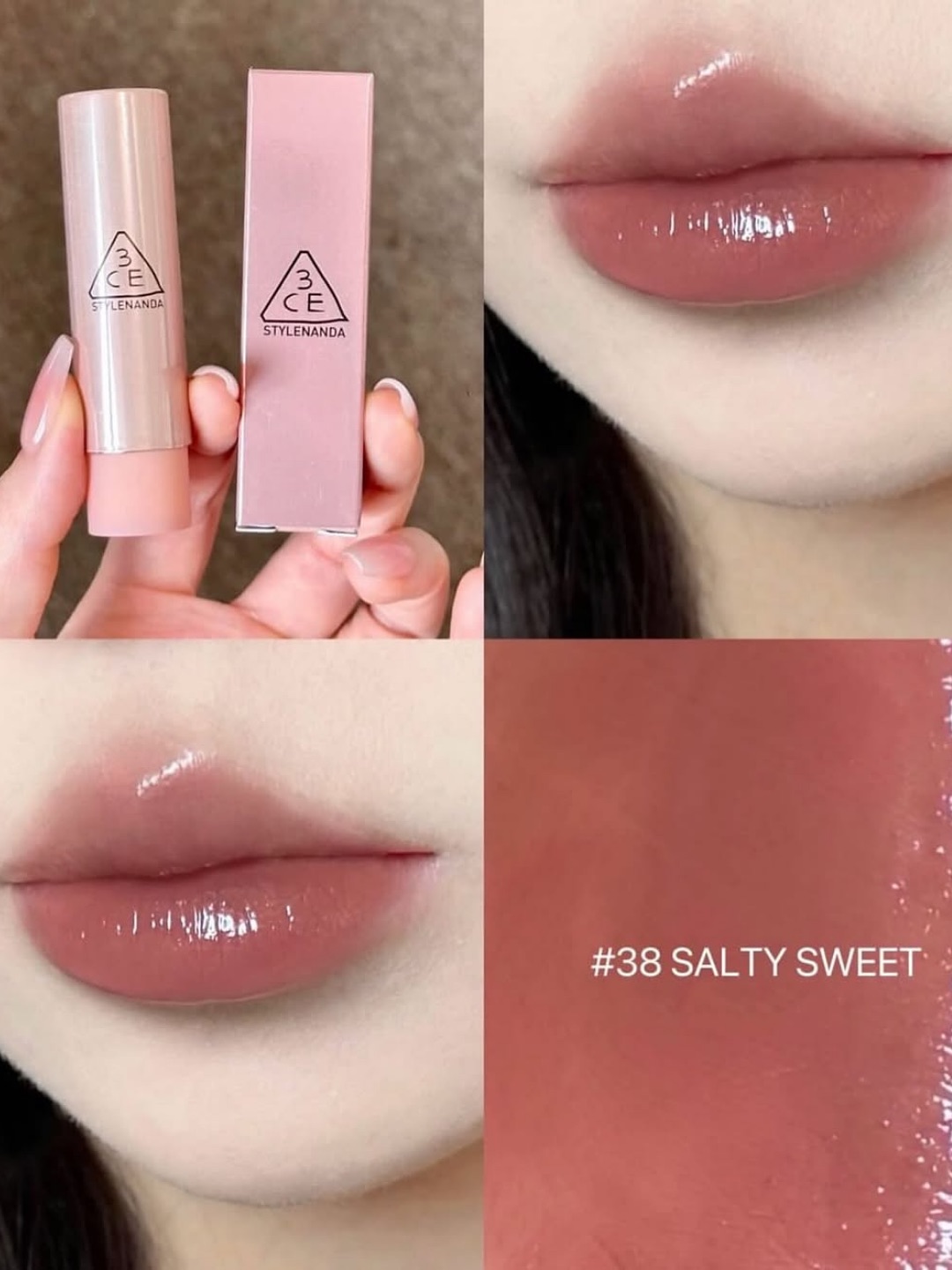 Son Dưỡng Có Màu 3CE Glazy Lip Glow 5g