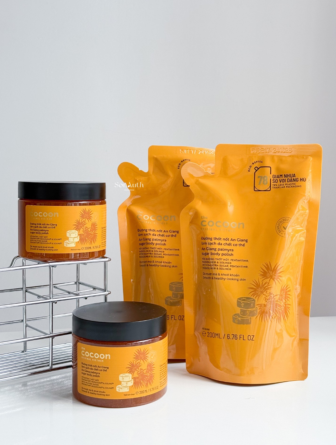 Tẩy Da Chết Toàn Thân Cocoon Đường Thốt Nốt An Giang