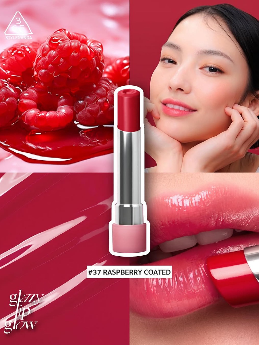 Son Dưỡng Có Màu 3CE Glazy Lip Glow 5g
