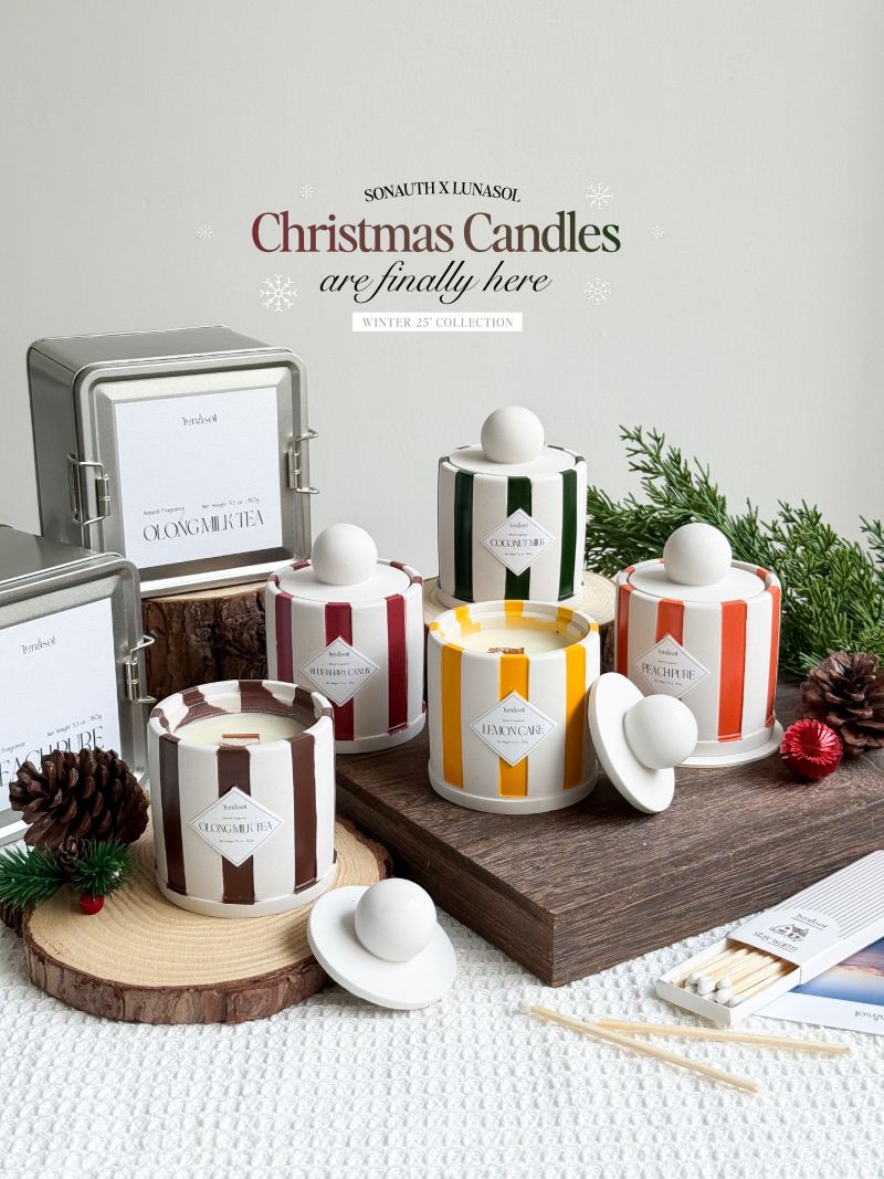 Nến Thơm Giáng Sinh Lunasol Candle