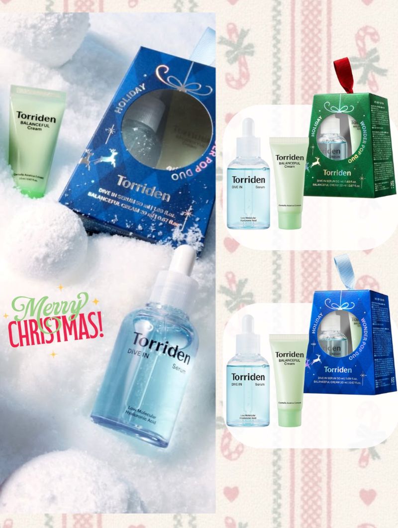 Bộ Quà Tặng Dưỡng Da Torriden Holiday Wonder Pop Duo Set
