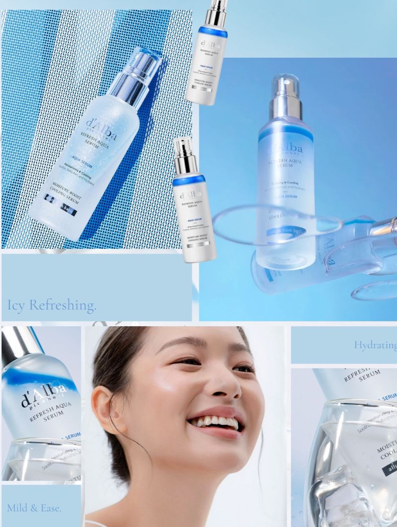 Xịt Tinh Chất Dưỡng Da d'Alba Refresh Aqua Serum 100ml