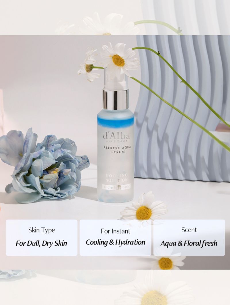 Xịt Tinh Chất Dưỡng Da d'Alba Refresh Aqua Serum 100ml