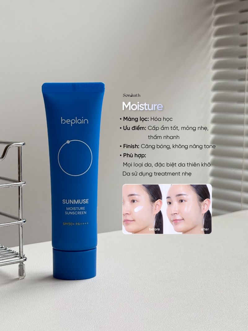 Kem Chống Nắng Beplain Sunmuse Sunscreen SPF50+ 50ml