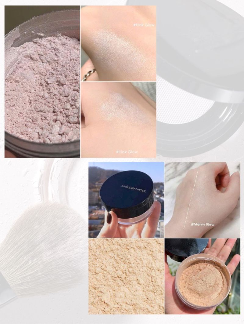 Phấn Phủ Bột Nhũ Bắt Sáng Jung Saem Mool Essential Powder Illuminator 10g
