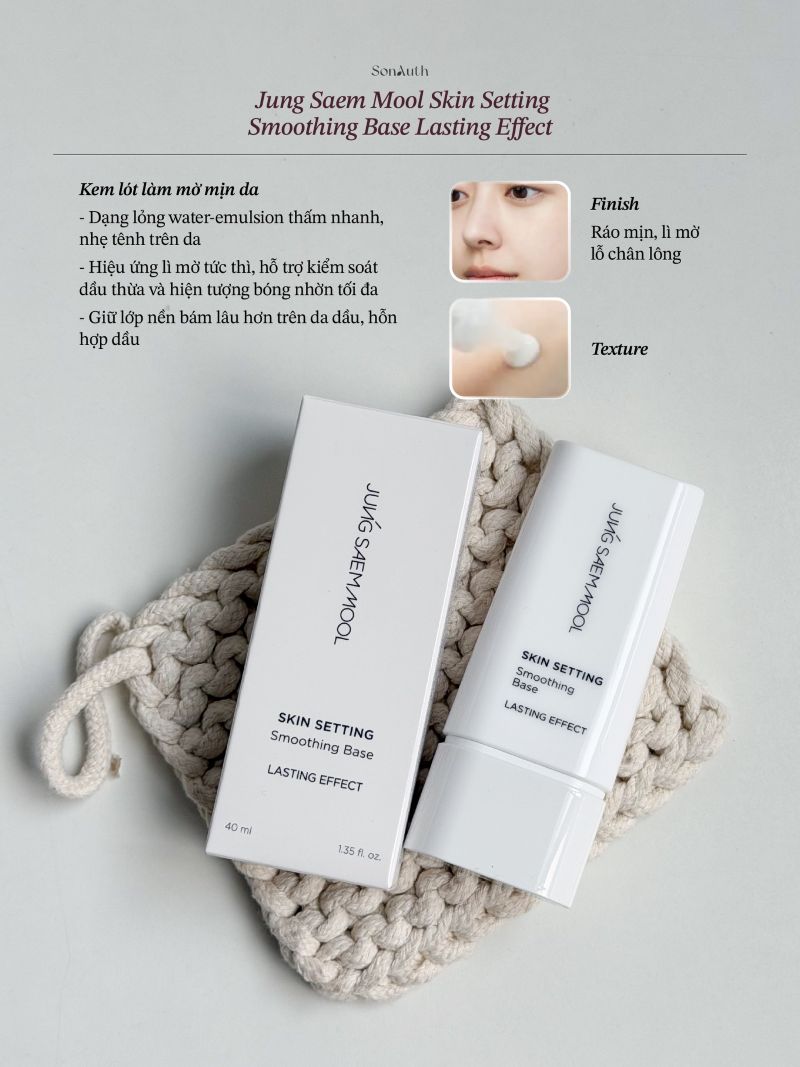 Kem Lót Jung Saem Mool Skin Setting Primer 40ml