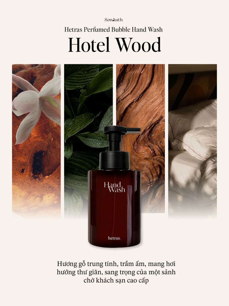 Bọt Rửa Tay Hetras Bombshell Perfumed Bubble Hand Wash