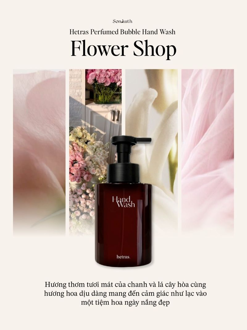 Bọt Rửa Tay Hetras Bombshell Perfumed Bubble Hand Wash