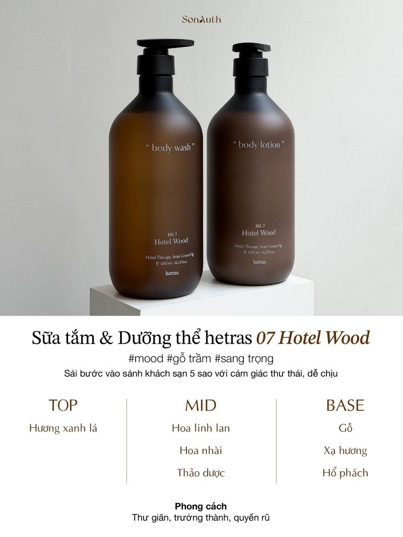 Dưỡng Thể Hetras Hotel Therapy Body Lotion 1013ml