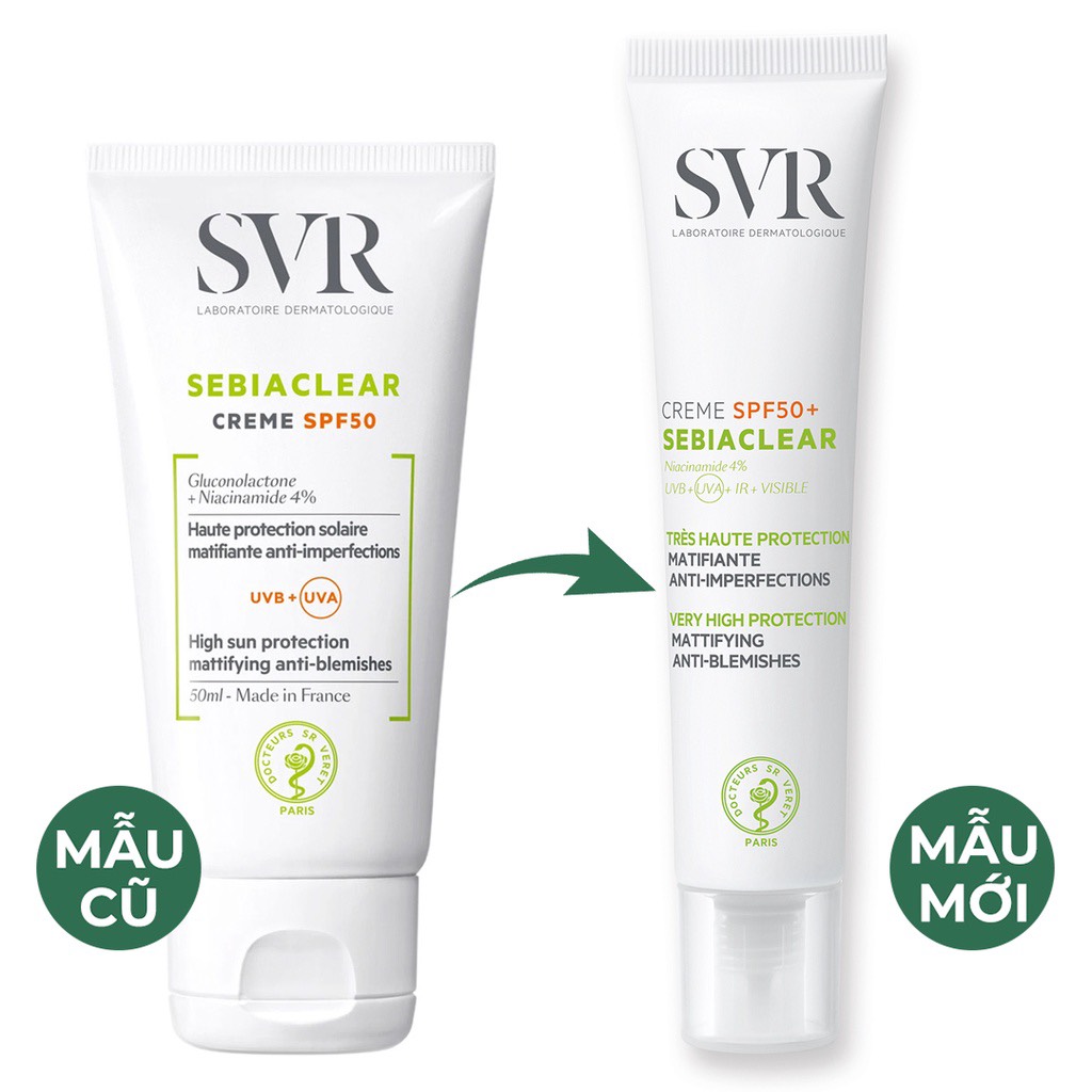 Kem Chống Nắng SVR Sebiaclear Creme SPF50 40ml
