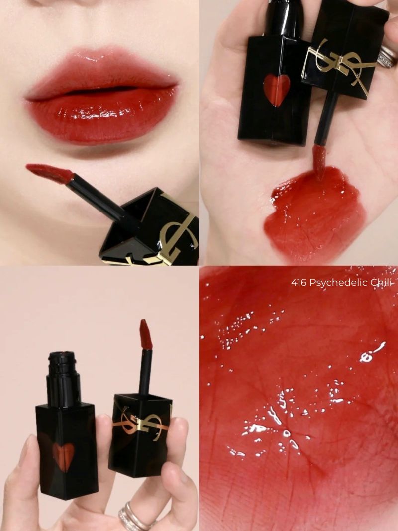 Son Kem YSL Rouge Vinyl Cream Lip Stain Limited