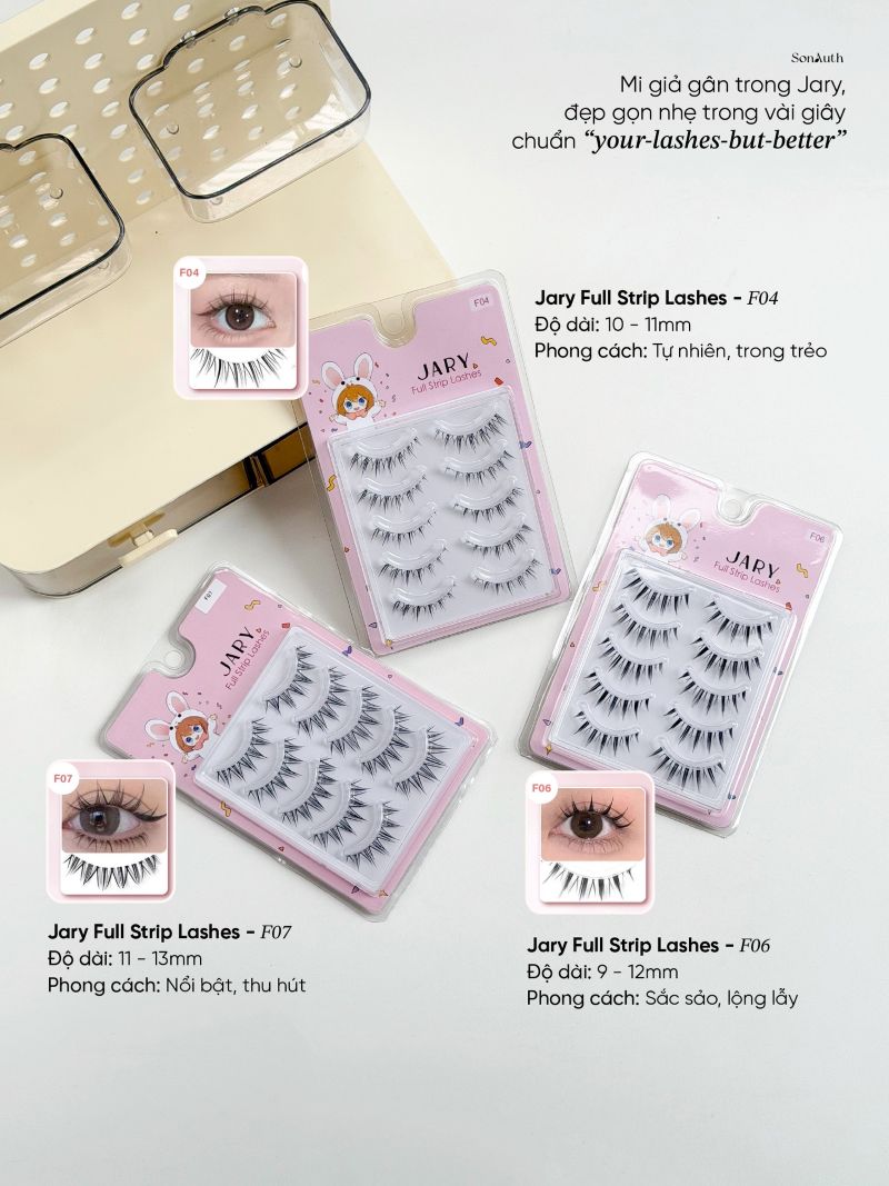 Mi Giả Jary Pro Cluster Lashes