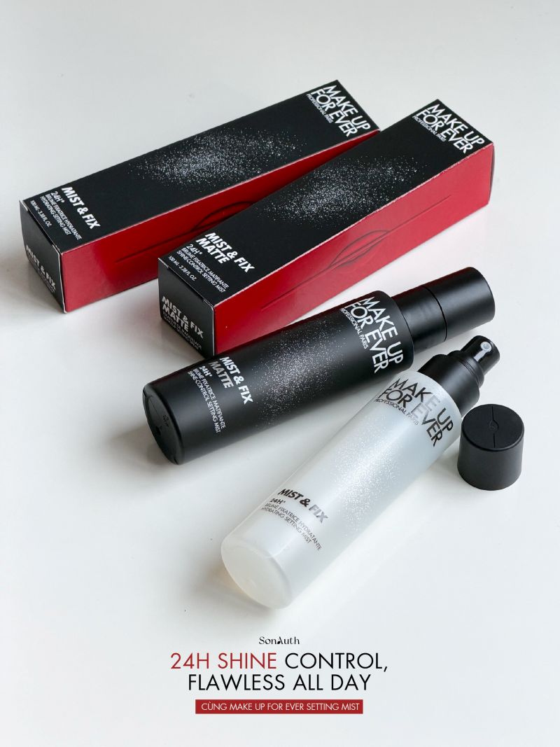 Xịt Khoá Nền Make Up For Ever 24H Shine Control Setting Mist 100ml