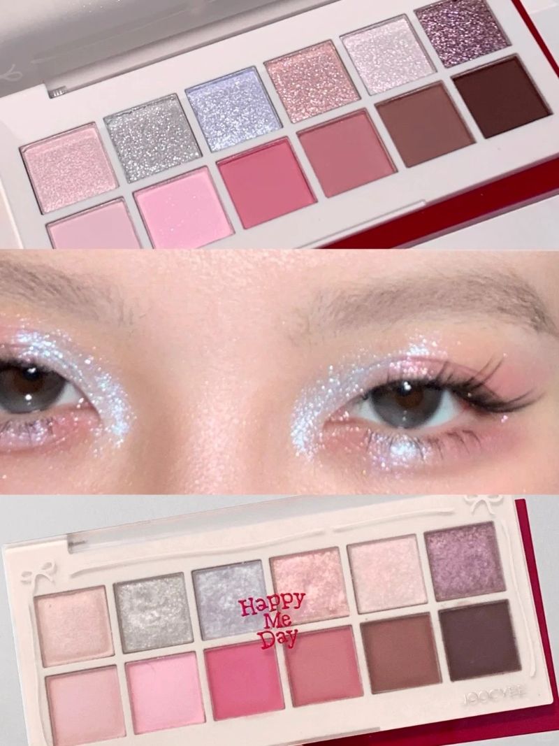 Bảng Phấn Đa Năng Joocyee Happy Me Day 12 Shades Multi-Use Palette 14g