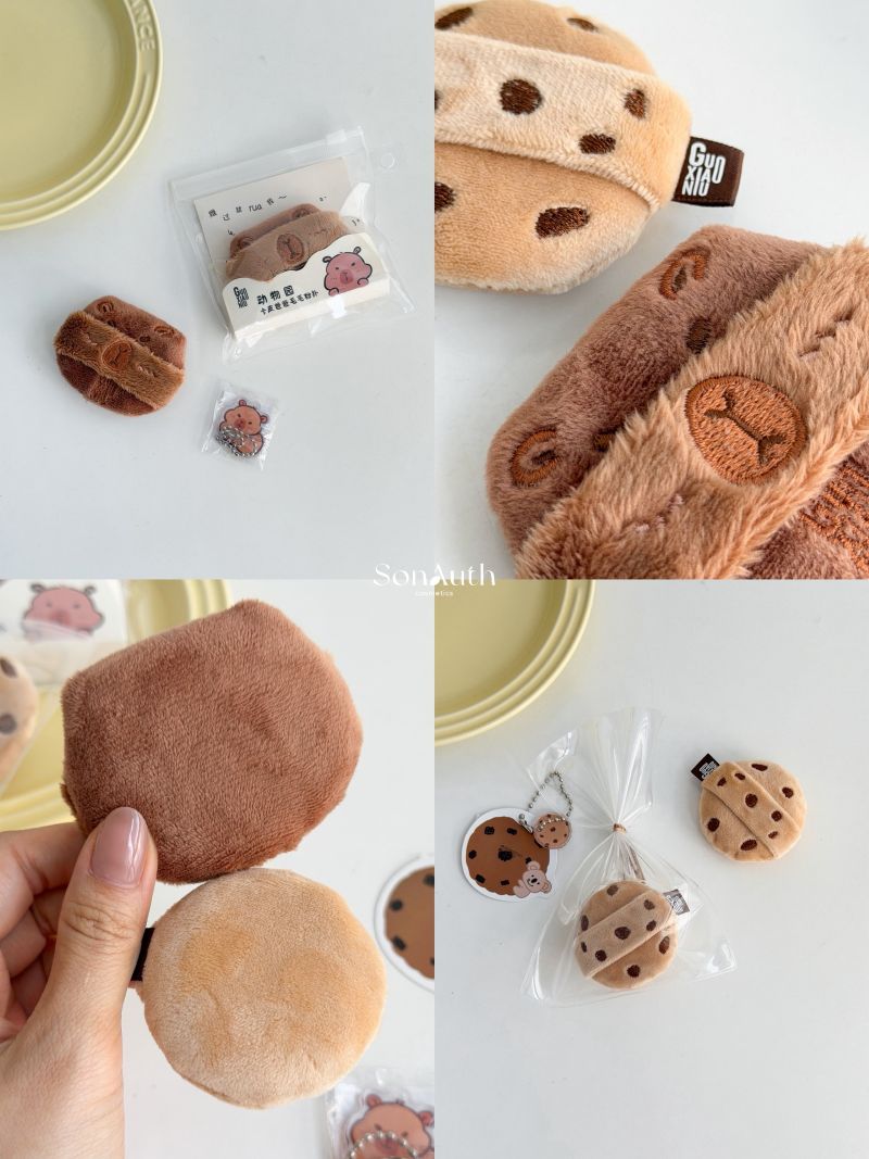 Bông Phấn Guoxiaoniu Cookie Biscuit Fluff Puff
