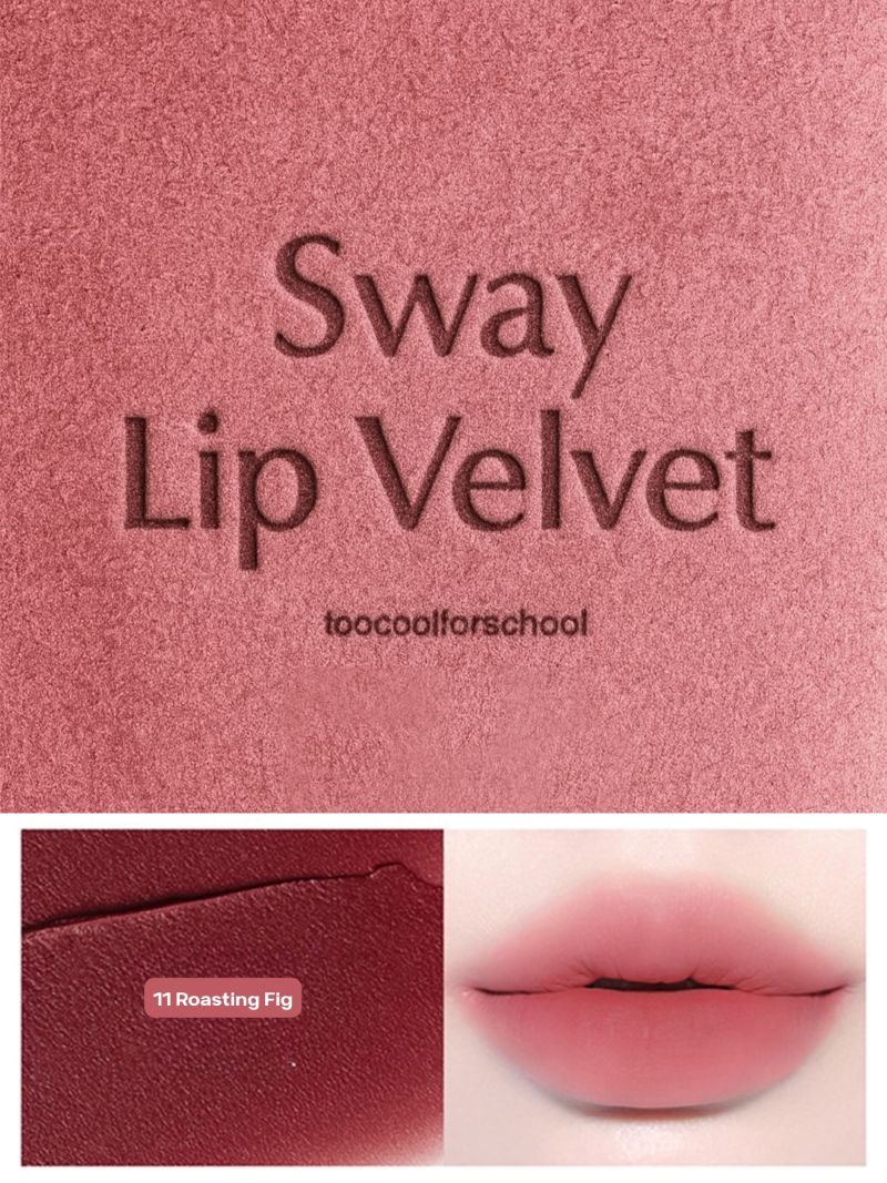 Son Bùn Lì Mờ Too Cool For School Sway Lip Velvet Ajak Tint 3.3g