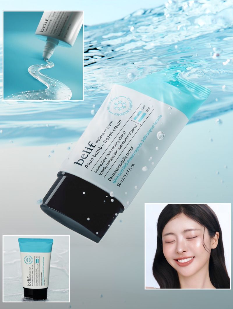 Belif Aqua Bomb Frozen Cream 50ml Set