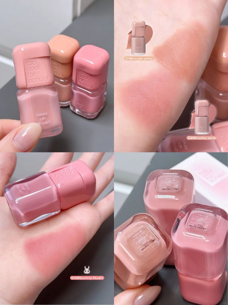 Son Bùn Lì Mờ Too Cool For School Sway Lip Velvet Ajak Tint 3.3g