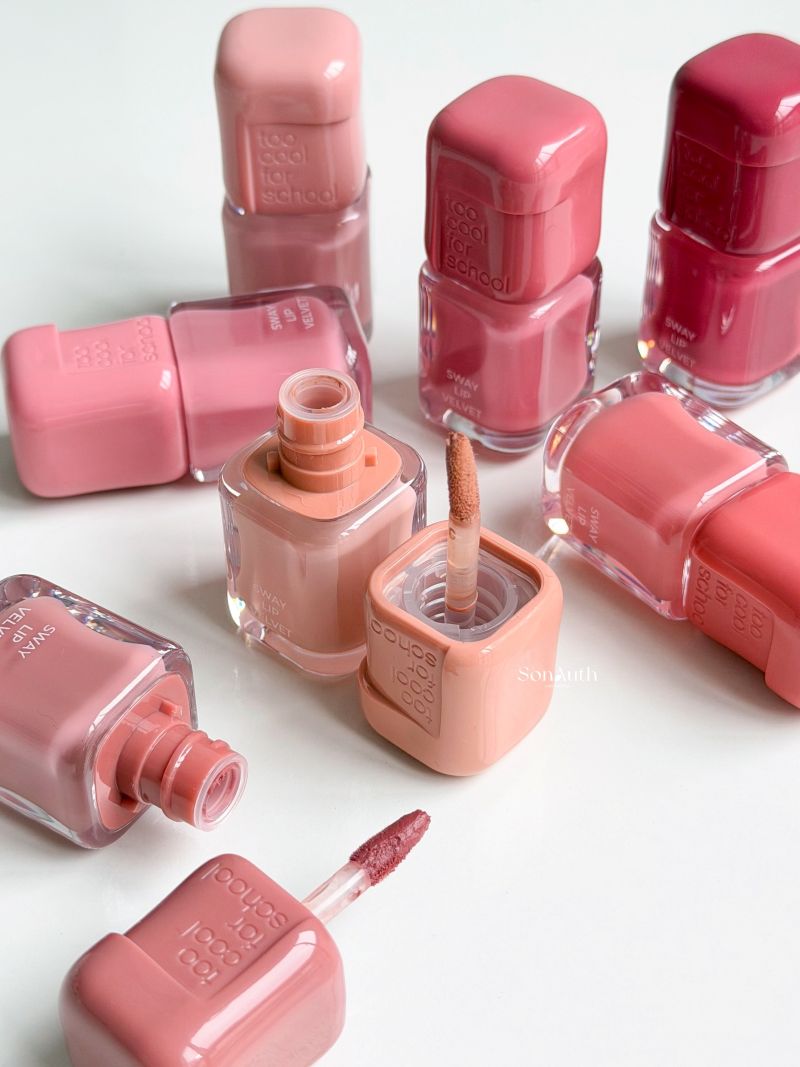 Son Bùn Lì Mờ Too Cool For School Sway Lip Velvet Ajak Tint 3.3g
