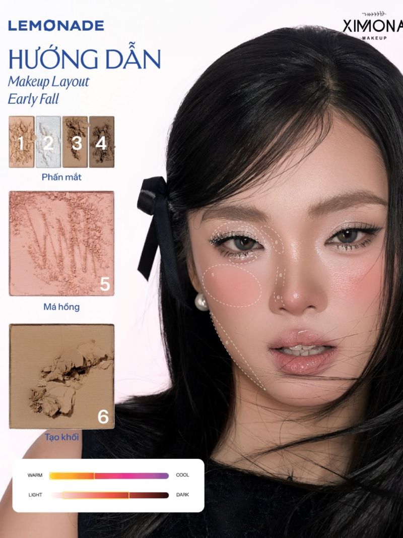 Bảng Phấn Đa Năng Lemonade Aesthetic Multi Task Palette 10.8g