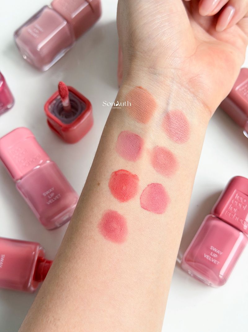 Son Bùn Lì Mờ Too Cool For School Sway Lip Velvet Ajak Tint 3.3g