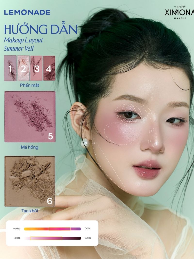 Bảng Phấn Đa Năng Lemonade Aesthetic Multi Task Palette 10.8g