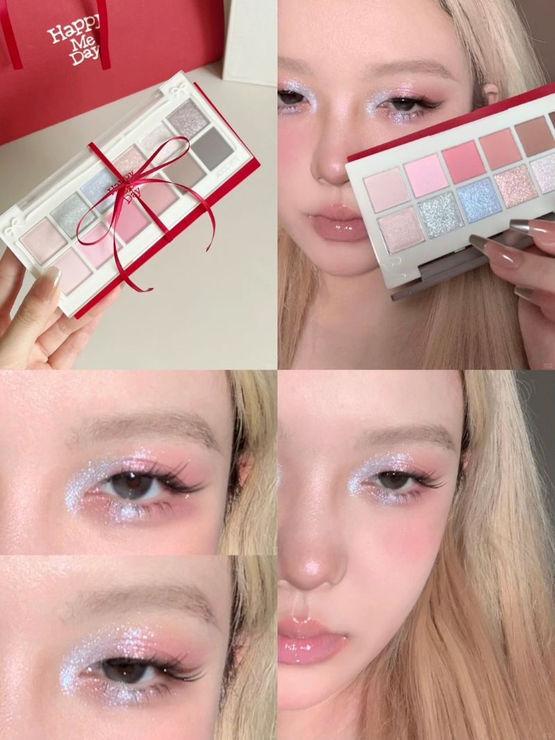 Bảng Phấn Đa Năng Joocyee Happy Me Day 12 Shades Multi-Use Palette 14g