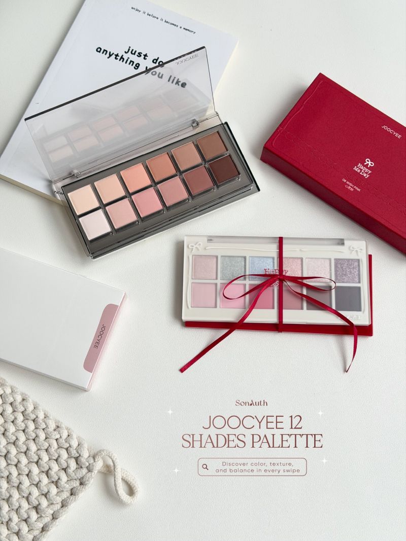 Bảng Phấn Mắt Joocyee 12 Shades Eyeshadow Palette 14g