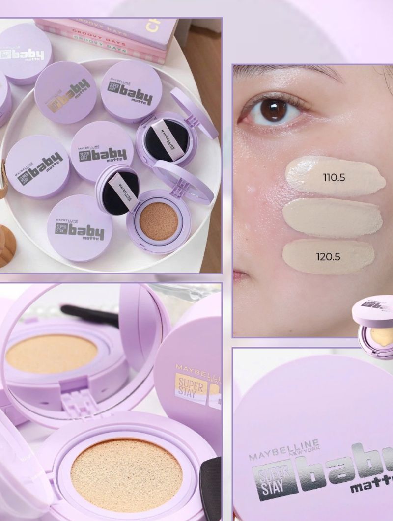 Phấn Nước Maybelline Super Stay Baby Matte Up To 24h Soft Matte Cushion 11g