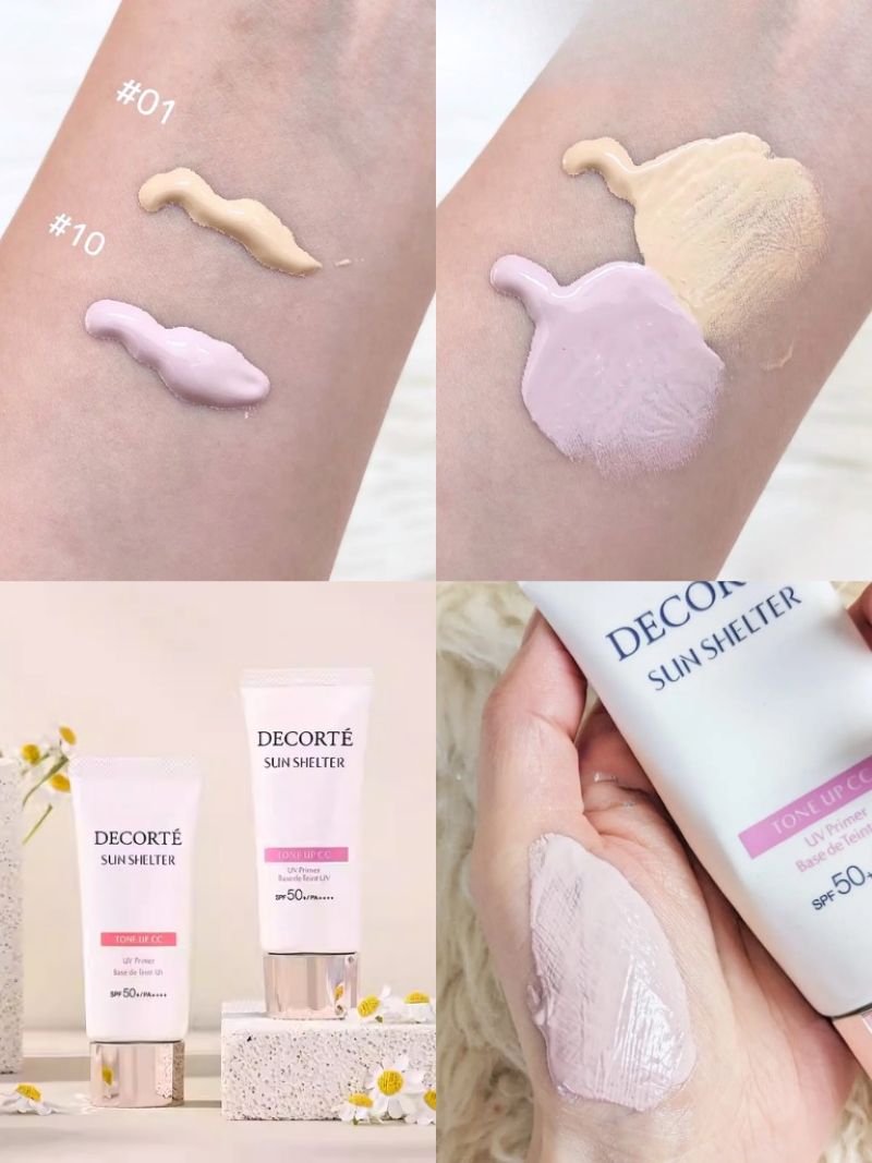 Kem Chống Nắng Nâng Tông Decorte Sun Shelter CC SPF50