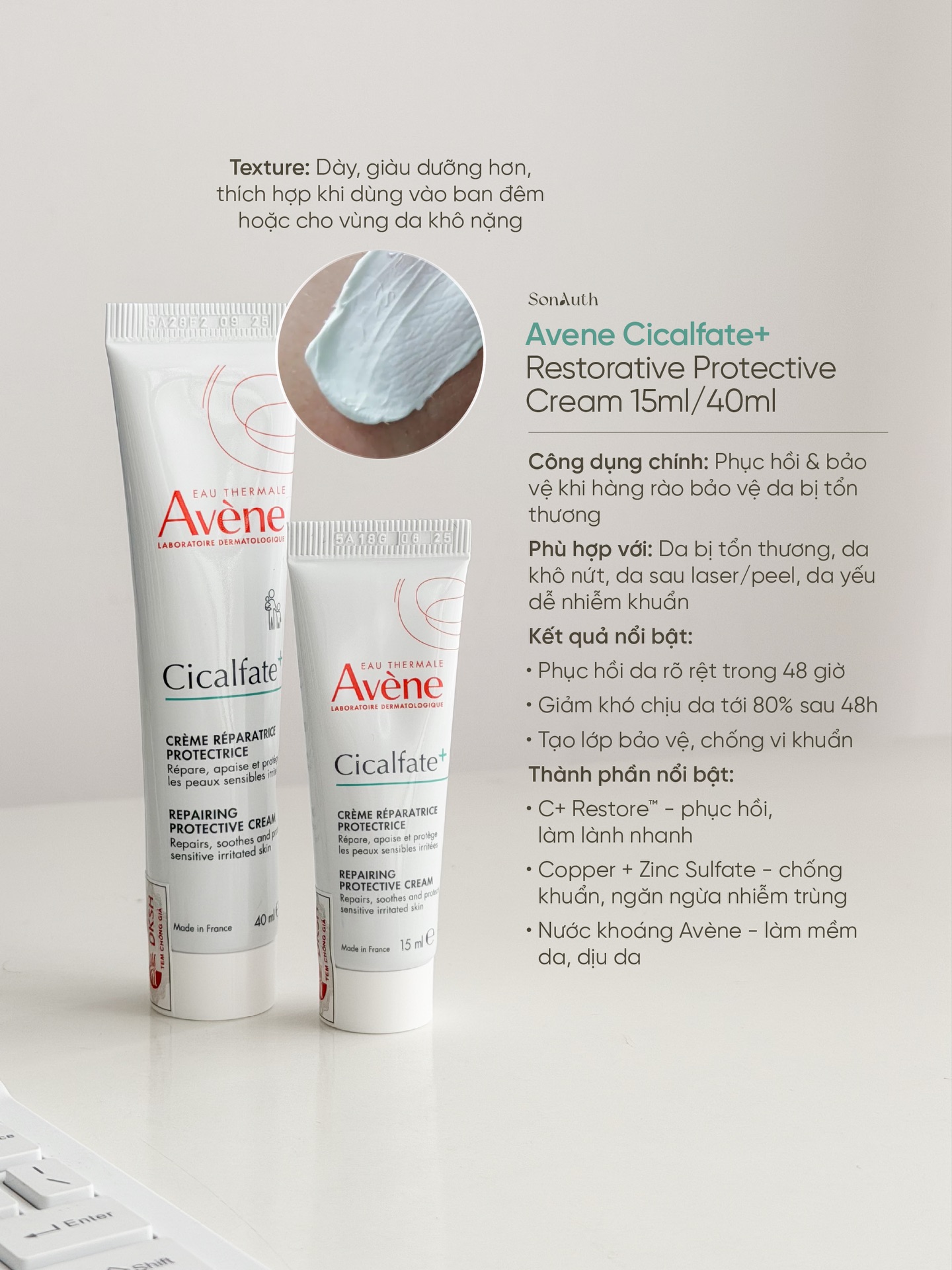 Kem Phục Hồi Avene Cicalfate+ Restorative Protective Cream