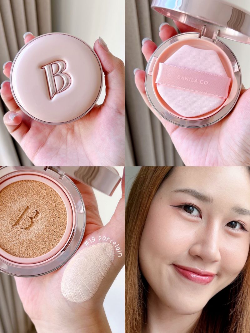 Phấn Nước Banila Co Essence Skin Pink Cushion 12g