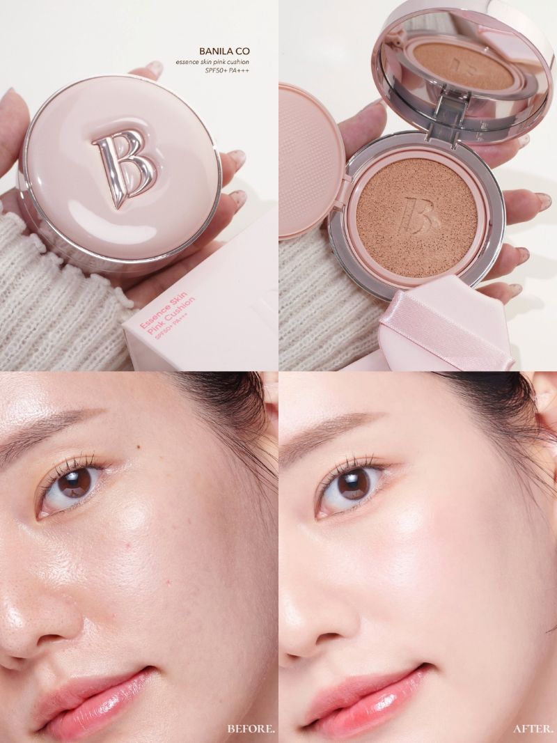 Phấn Nước Banila Co Essence Skin Pink Cushion 12g