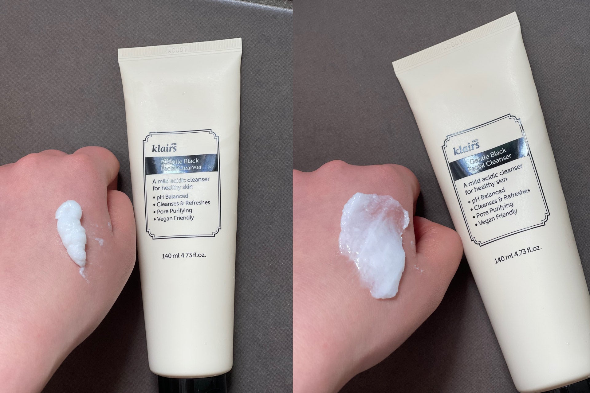 Sữa Rửa Mặt Klairs Gentle Black Facial Cleanser