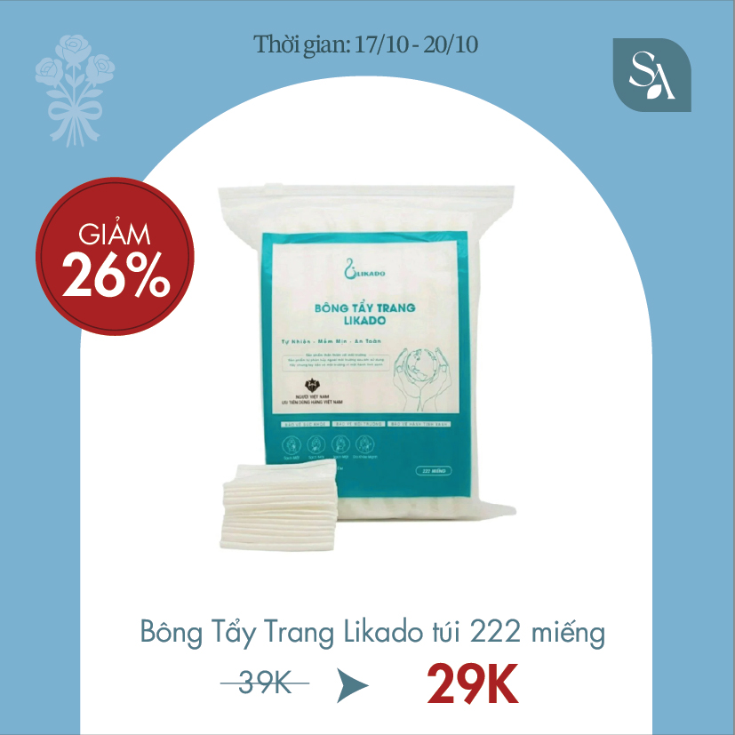 Bông Tẩy Trang Likado