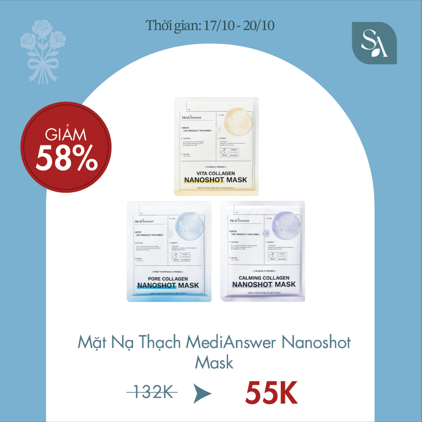 Mặt Nạ Thạch MediAnswer Nanoshot Mask 37g