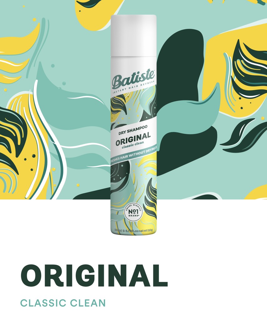 Dầu Gội Khô Batiste Dry Shampoo 200ml