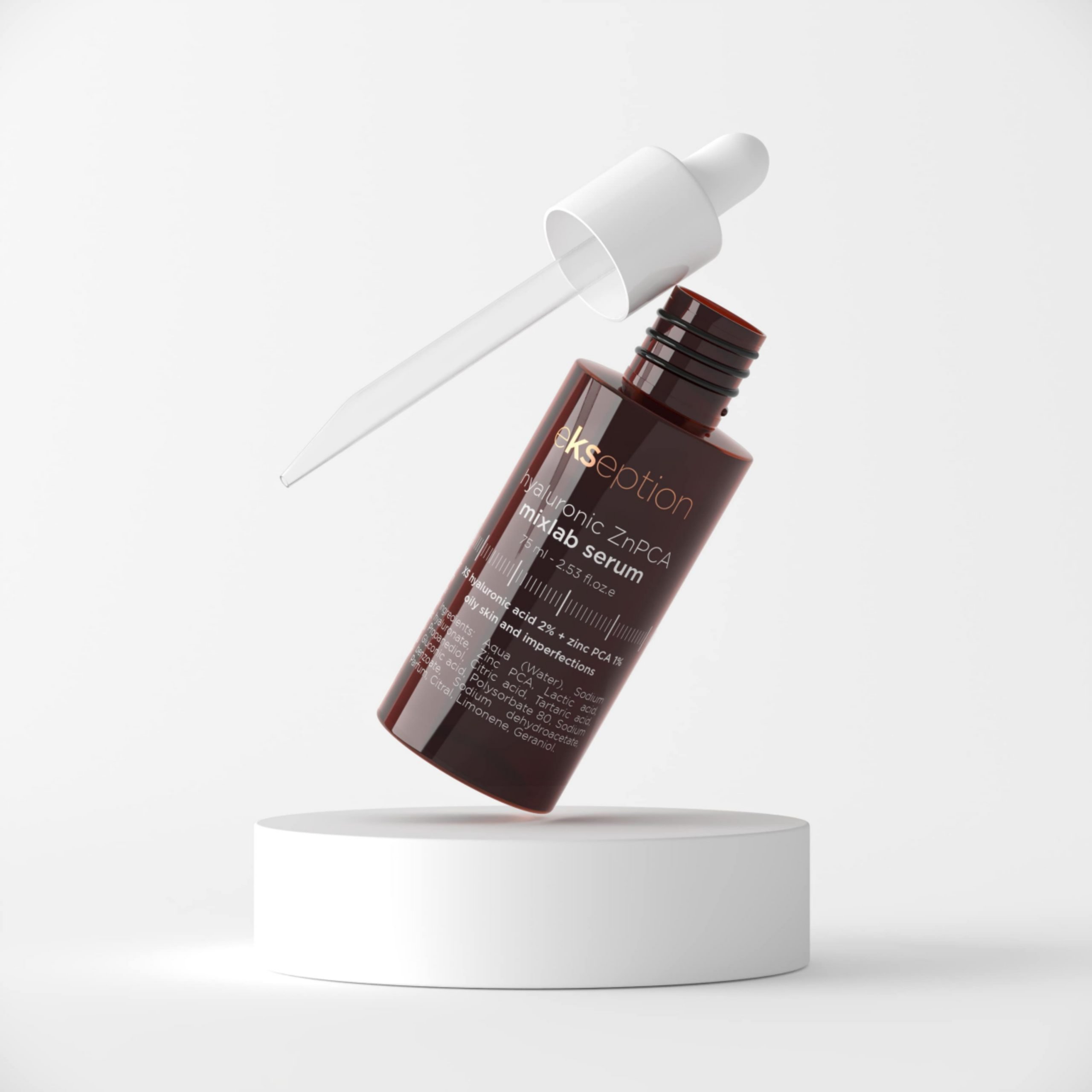 Tinh Chất Ekseption Hyaluronic ZnPCA Mixlab Serum 75ml