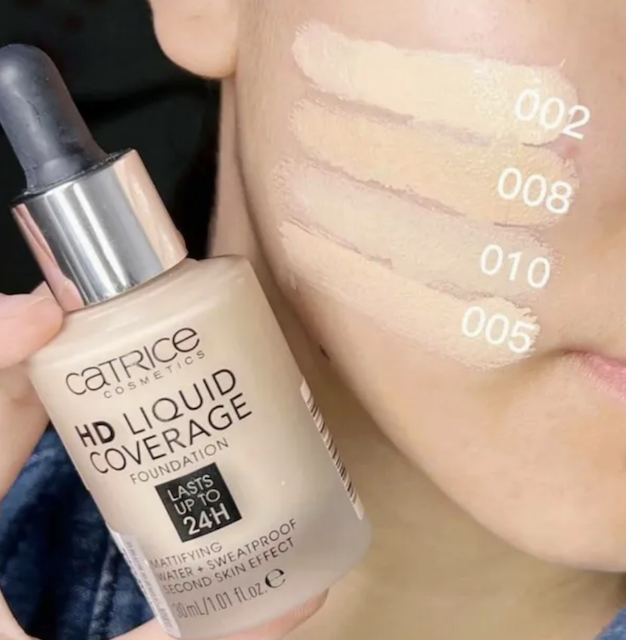Kem Nền Catrice HD Liquid Coverage Foundation 30ml (NK)