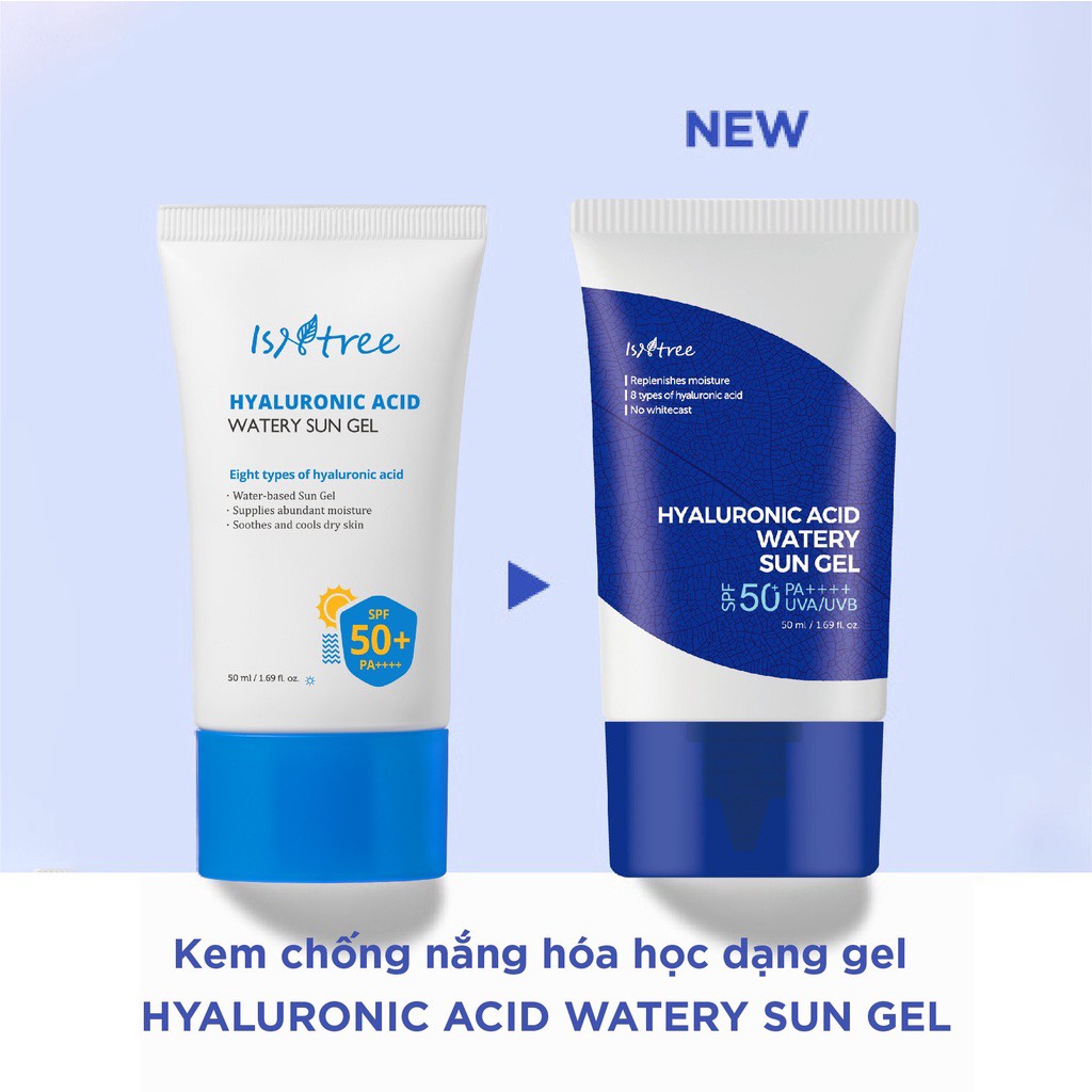 Kem Chống Nắng Isntree Hyaluronic Acid Watery Sun Gel SPF50+ 50ml