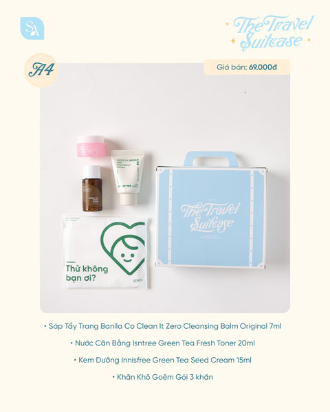 Bộ Du Lịch The Travel Suitcase - Kit A4