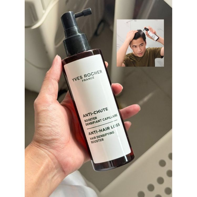 Tinh Chất Xịt Mọc Tóc, Dưỡng Tóc Khoẻ Yves Rocher Anti-Hair Loss Densifying Booster 195ml