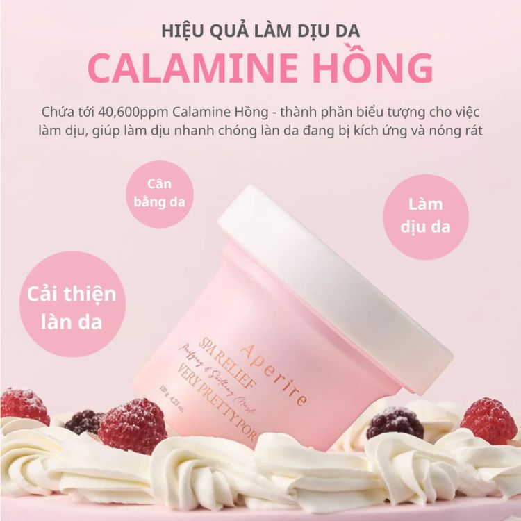 Mặt Nạ Đất Sét Aperire Spa Relief Pore Mask 120g