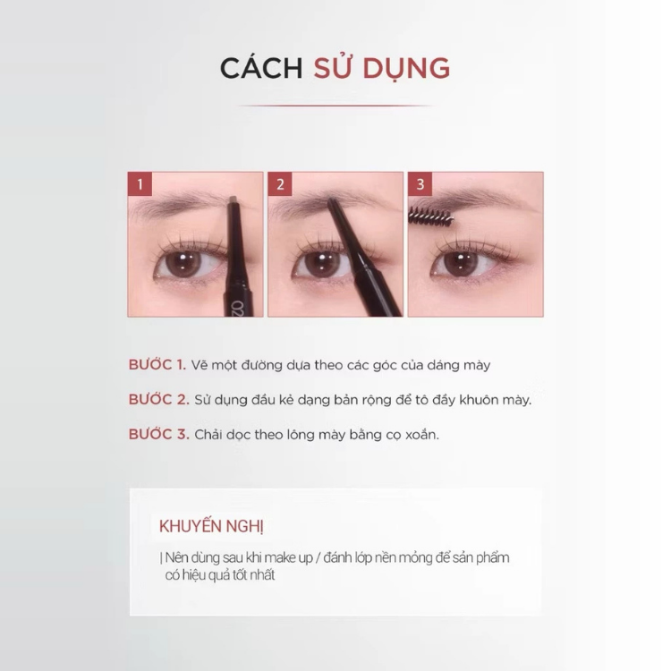 Chì Kẻ Mày BBIA Auto Eyebrow Pencil 0.18g